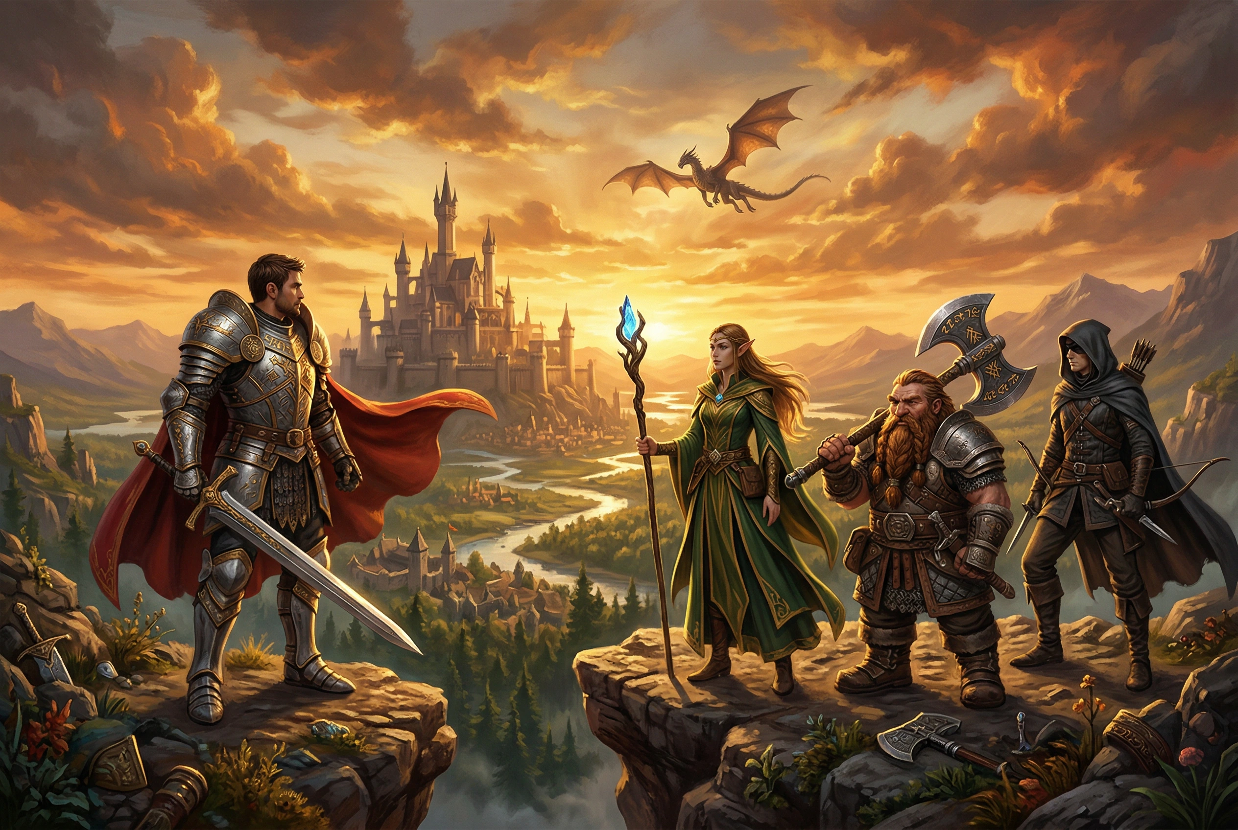 Klassische Fantasy - Schwerter und Magie